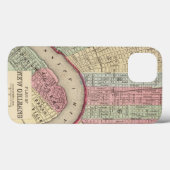 Coques Case-Mate iPhone Carte de la Nouvelle-Orléans par Mitchell (Verso (horizontal))