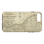 Coques Case-Mate iPhone Carte de la réservation occidentale (Dos (Horizontal))