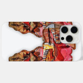 Coques Case-Mate iPhone Carte de l'Afrique : Célébrer la saison avec la cu (Verso (horizontal))