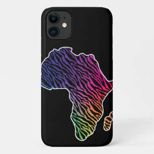 Case-Mate iPhone Case Carte de l'Afrique Fierté africaine Zèbre modèle