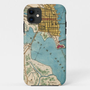 Coques Pour iPhone Carte de l'Alexandrie VA et villes voisines