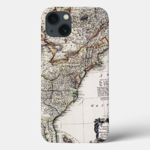 COQUES POUR iPhone CARTE DE L'AMÉRIQUE, 1809