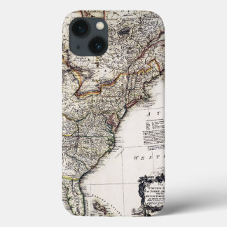 iPhone 13 CASE CARTE DE L'AMÉRIQUE, 1809