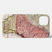COQUES Case-Mate iPhone CARTE DE L'AMÉRIQUE COLONIALE, 1733 (Verso (horizontal))
