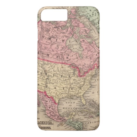 Coques Case-Mate iPhone Carte de l'Amérique du Nord par Mitchell (Dos)