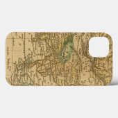 Coques Case-Mate iPhone Carte de l'Asie par Worcester (Verso (horizontal))