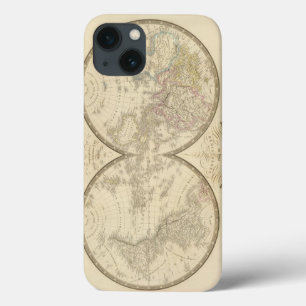 Etui iPhone 13 Carte de l'Atlas mondial