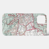 Coques Case-Mate iPhone CARTE De l'EUROPE, 12ème siècle (Verso (horizontal))
