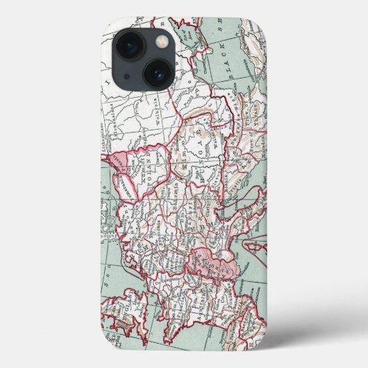 Coques Case-Mate iPhone CARTE De l'EUROPE, 12ème siècle (Verso)
