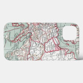 Coques Case-Mate iPhone CARTE De l'EUROPE, 12ème siècle (Verso (horizontal))