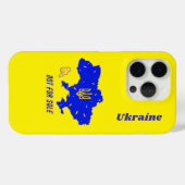 Coques Case-Mate iPhone Carte de l'Ukraine (Verso (horizontal))