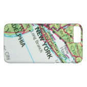 Coques Case-Mate iPhone Carte de New York (Dos (Horizontal))