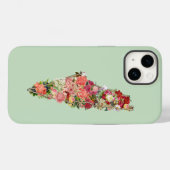 Coques Case-Mate iPhone Carte de Palestine simple classique unique (Verso (horizontal))