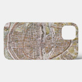 COQUES Case-Mate iPhone CARTE DE PARIS, 1581 (Verso (horizontal))