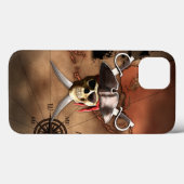 Coques Case-Mate iPhone Carte de pirate (Verso (horizontal))