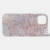 Coques Case-Mate iPhone Carte de route Etats-Unis (Verso (horizontal))