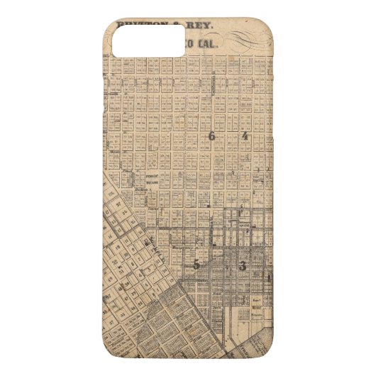 Coques Case-Mate iPhone Carte de San Francisco (Dos)