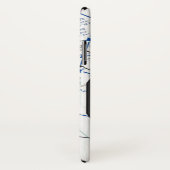 Coques Case-Mate iPhone Carte de section altimétrique d'avion (Dos/Droite)