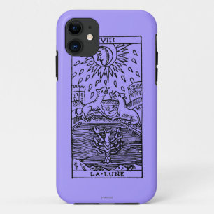 Coque iPhone 11 Carte de tarot : La lune