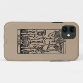 Coques Case-Mate iPhone Carte de tarot : Le diable (Dos (Horizontal))