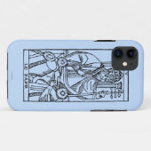 Coques Case-Mate iPhone Carte de tarot : Le pape (Dos (Horizontal))