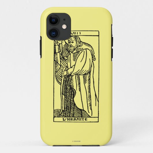 Coques Case-Mate iPhone Carte de tarot : L'ermite (Dos)