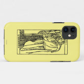 Coques Case-Mate iPhone Carte de tarot : L'ermite (Dos (Horizontal))
