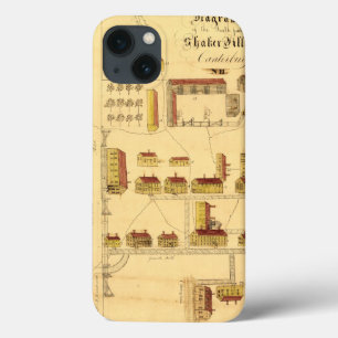 Case-Mate iPhone CASE CARTE DE VILLAGE DE DISPOSITIF TREMBLEUR, 1849