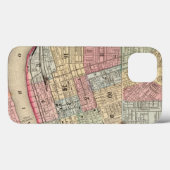Coques Case-Mate iPhone Carte des Cincinnati par Mitchell (Verso (horizontal))