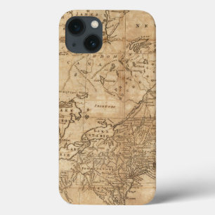 Coques Pour iPhone Carte des États du nord et du milieu 2