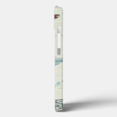 Coques Case-Mate iPhone Carte des Etats-Unis avec des états dans les mots (Verso / Gauche)