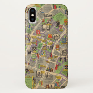 Case-Mate iPhone Case Carte d'Oxford, Angleterre (chemins de fer