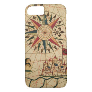 Case-Mate iPhone Case Carte du diagramme   de Portolan du Caire, Egypte