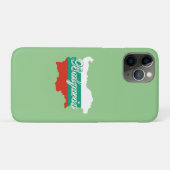 Coques Case-Mate iPhone carte du drapeau de Bulgarie (Dos (Horizontal))