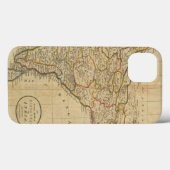 Coques Case-Mate iPhone Carte du Hindostan ou de l'Inde (Verso (horizontal))