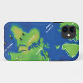 Coques Case-Mate iPhone Carte du monde (Dos (Horizontal))
