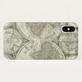 Coques Case-Mate iPhone Carte du monde | 1744 (Dos (Horizontal))