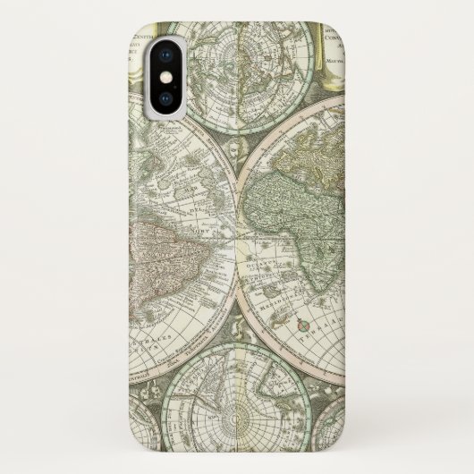 Coques Case-Mate iPhone Carte du monde | 1744 (Dos)