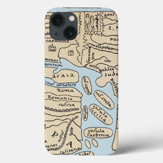 COQUES Case-Mate iPhone CARTE DU MONDE 2E SIÈCLE (Verso)