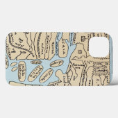COQUES Case-Mate iPhone CARTE DU MONDE 2E SIÈCLE (Verso (horizontal))