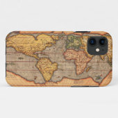 Coques Case-Mate iPhone Carte du monde à partir de 1601 (Dos (Horizontal))