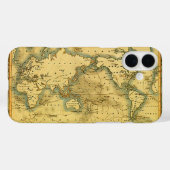 Coques Case-Mate iPhone Carte du monde antique (Verso (horizontal))