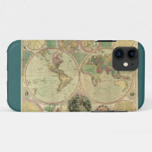 Coques Case-Mate iPhone Carte du monde antique par Carington Bowles, vers  (Dos (Horizontal))