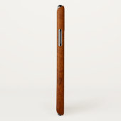 Coques Case-Mate iPhone carte du monde du bois personnalisée (Dos/Droite)