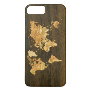 Etui iPhone Case-Mate Carte du monde en bois