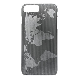 Case-Mate iPhone Case Carte du monde noir et blanc