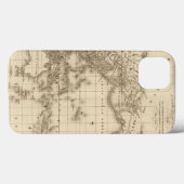 Coques Case-Mate iPhone Carte du monde physique (Verso (horizontal))