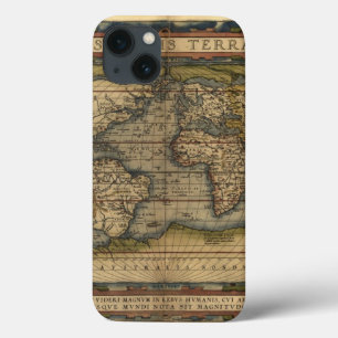 Etui iPhone 13 Carte du monde vintage Atlas historique