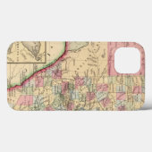 Coques Case-Mate iPhone Carte du Texas par Mitchell (Verso (horizontal))