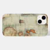 Coques Case-Mate iPhone Carte du Vieux-monde (Verso (horizontal))